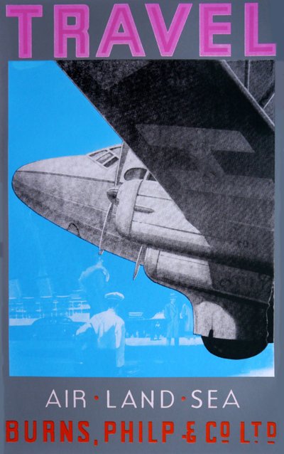 Travel: Air, Land Sea (Pink) by David Studwell